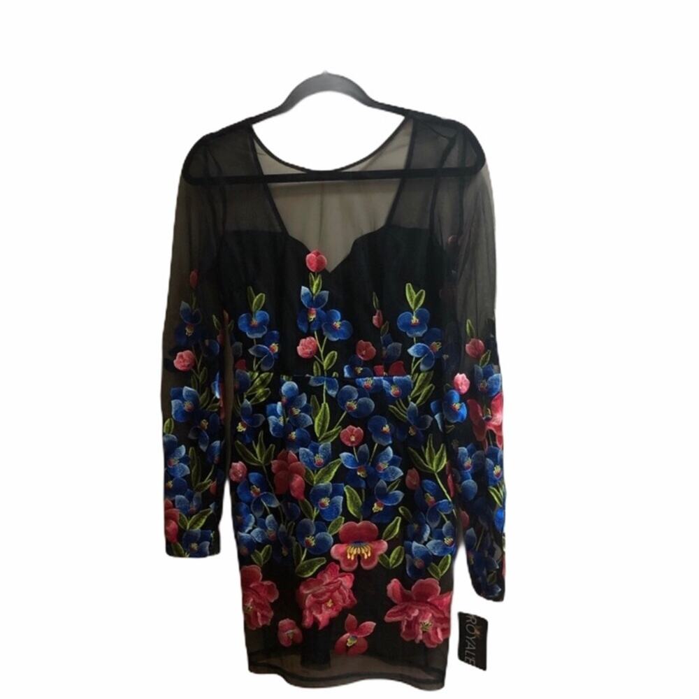 L’ATISTE embroidered NWT dress size S